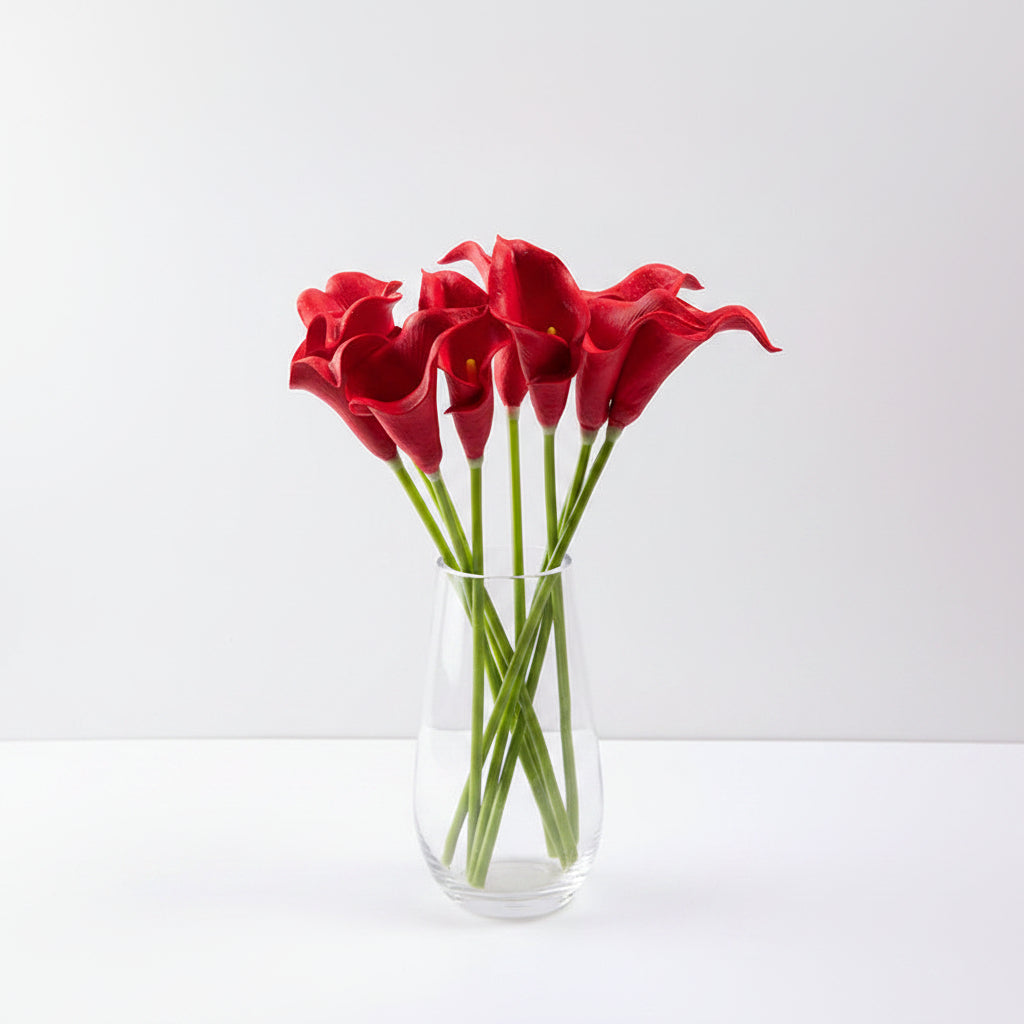 High-quality real touch PU artificial flowers bundle for wedding and home table decor